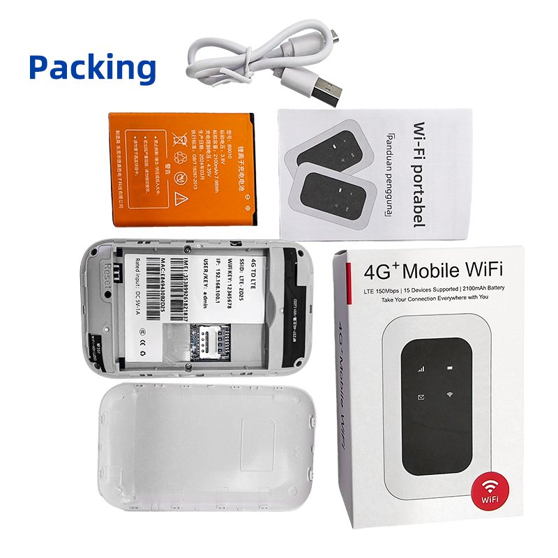 Universal 2100mah Mobile Wifi Hotspot Pocket 4g Portable Mini Wifi